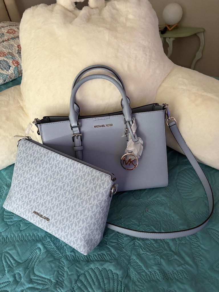 Nwot Charlotte Michael Kors 2 For 1 Tote & Med Bag